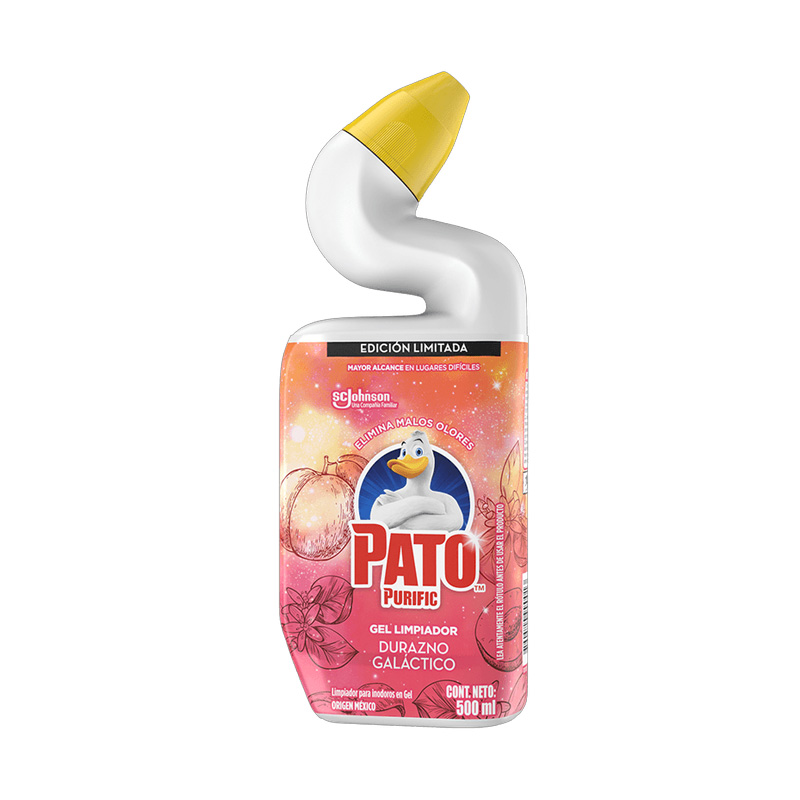 Pato Purific Gel Limpiador Inodoro Durazno Galáctico 500 cc