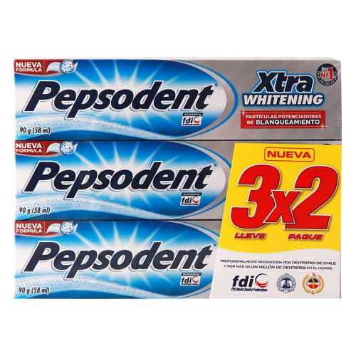 Pepsodent Xtra Whitening 3x90 Grs.