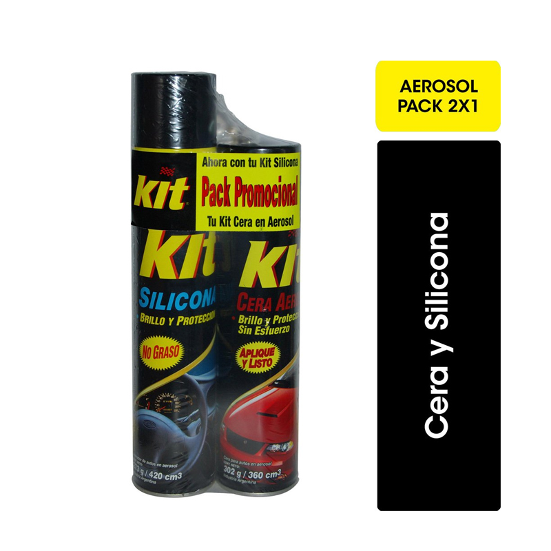 Silicona Pk + Cera Aerosol 360Cc