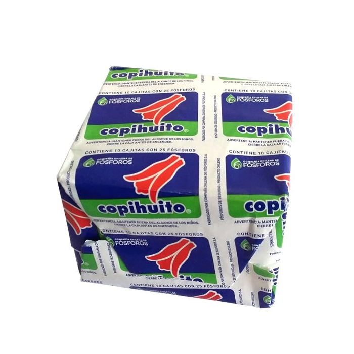 Fósforos Copihuito 10 Cajtas