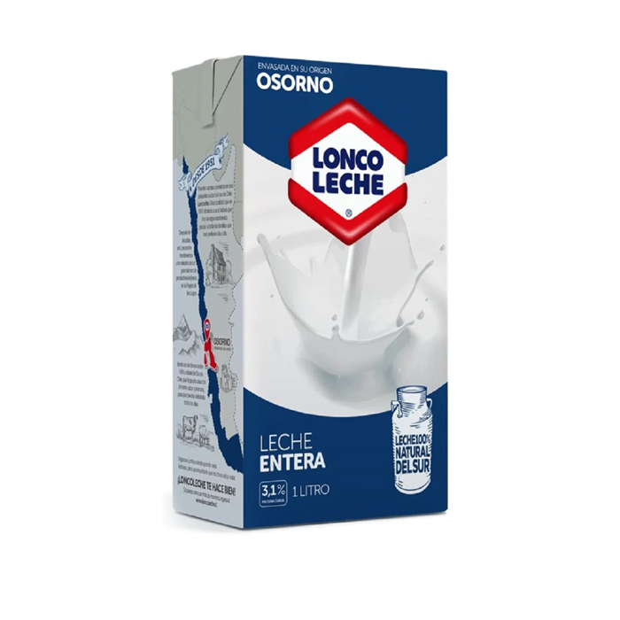 Leche Loncoleche Entera Sin Tapa Lt