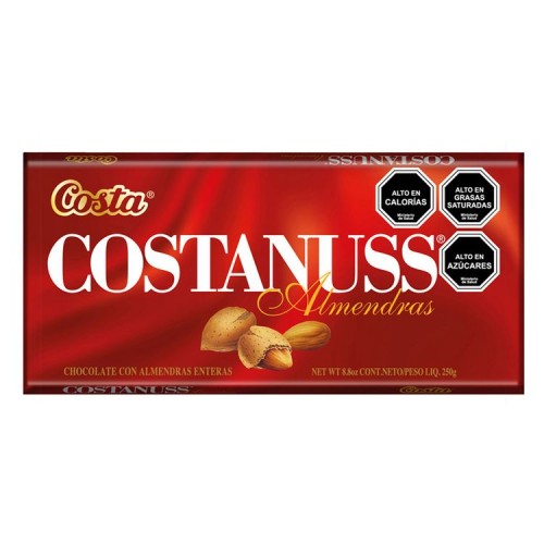 Chocolate Costa Nuss 250 Grs.
