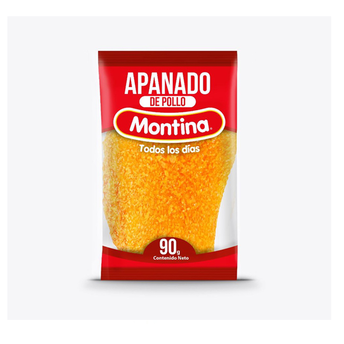 Apanado De Pollo Montina 90 Grs