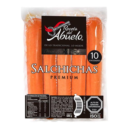 Salchicha Premium Receta del Abuelo 500 gr