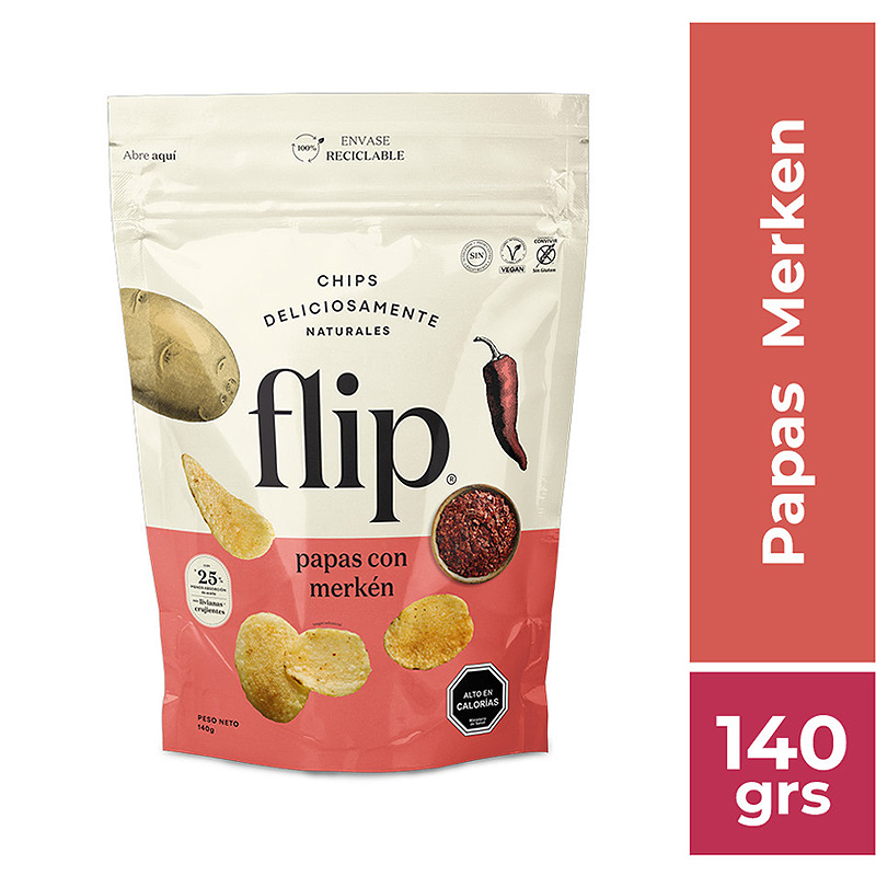 Papa Flip Chips Merken 140 Grs