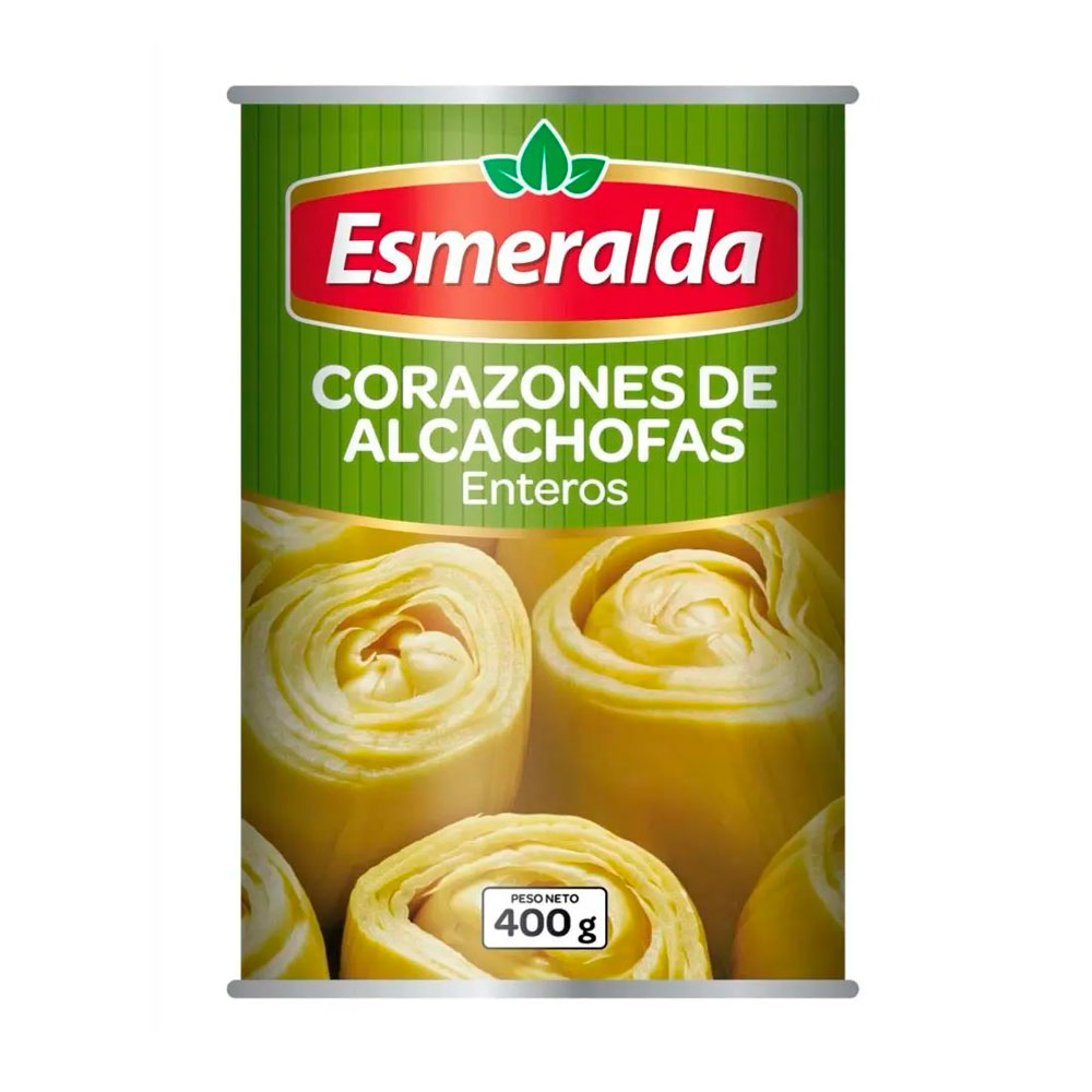 Alcachofa Esmeralda Corazón Lata 400 Grs (250 Grs. Drenado)