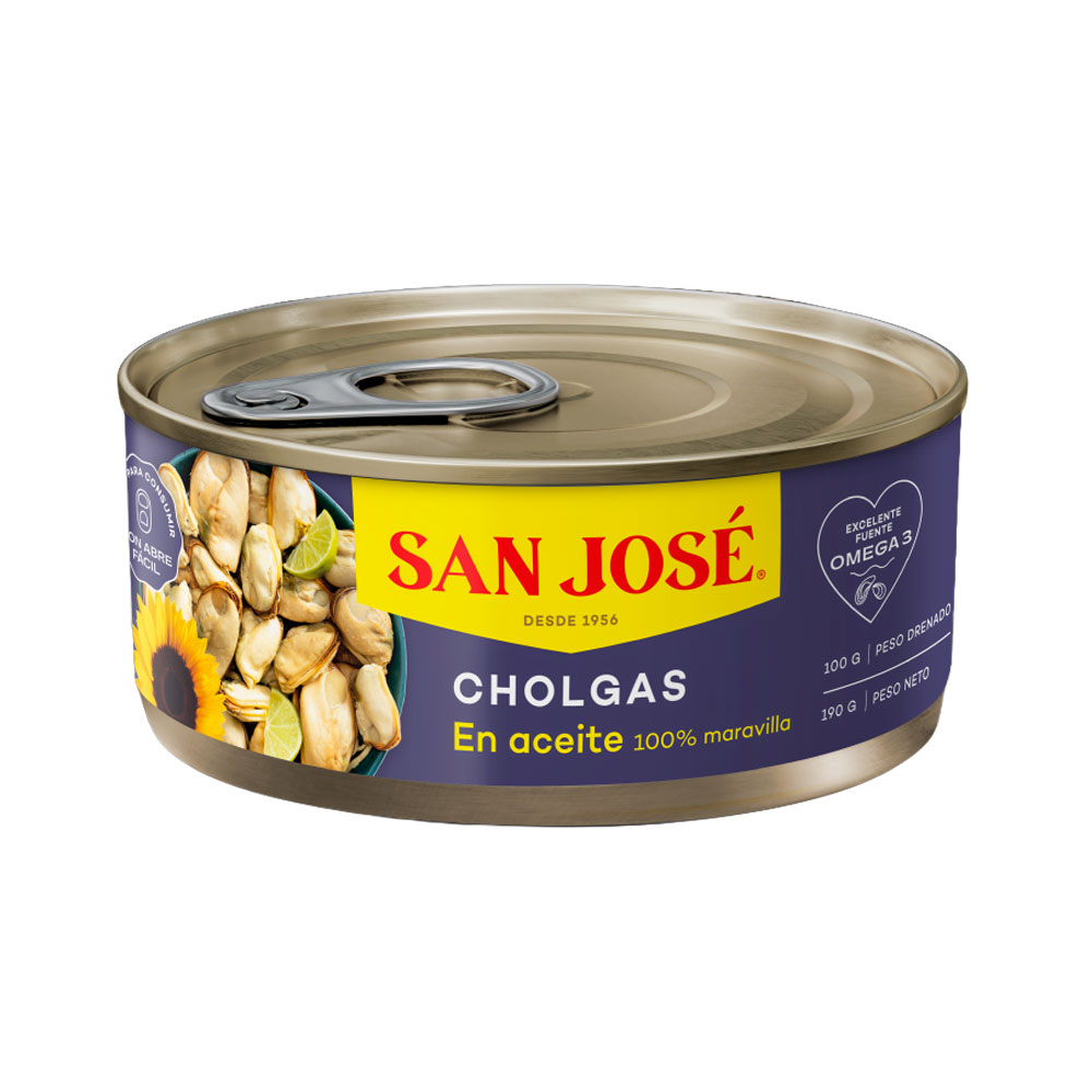 Cholgas San José Aceite 190 Grs (100 Grs Drenado)