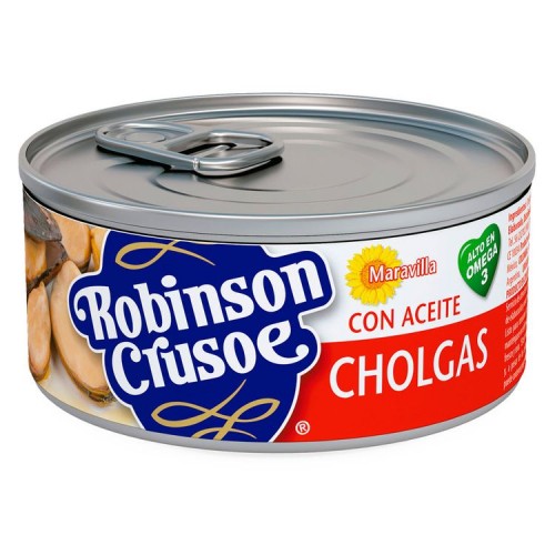 Cholga Robinson Crusoe Aceite 190 Grs (100 Grs Drenado)