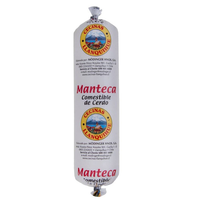 Manteca Llanquihue Cerdo 500 Grs.