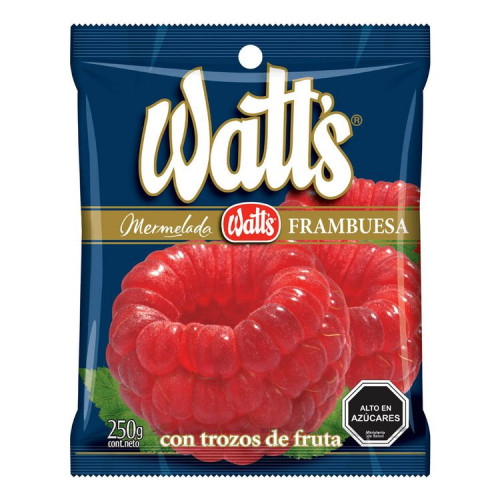 Mermelada Watts Frambuesa 250 Grs