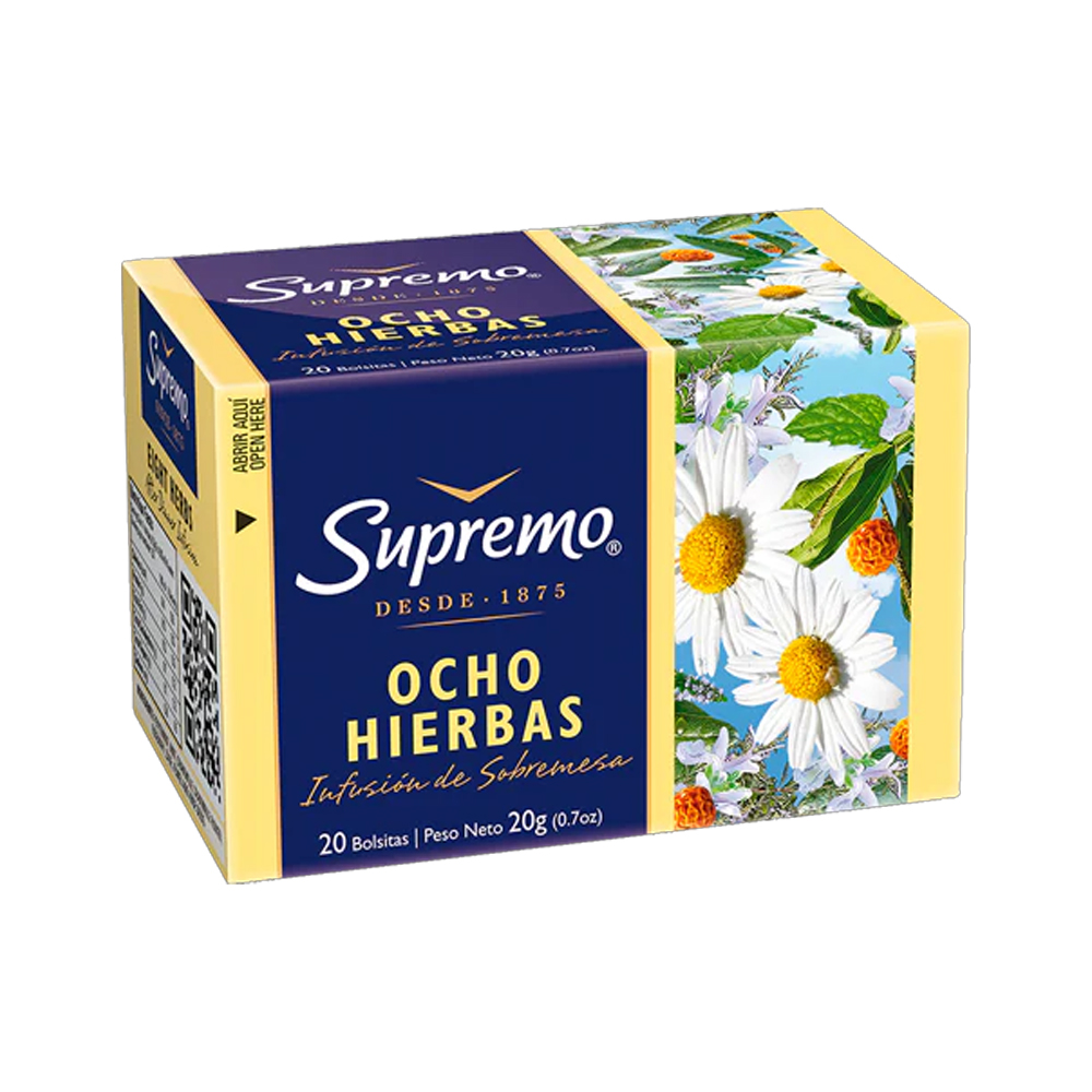Hierbas Supremo 8 Hierbas 20 Bls