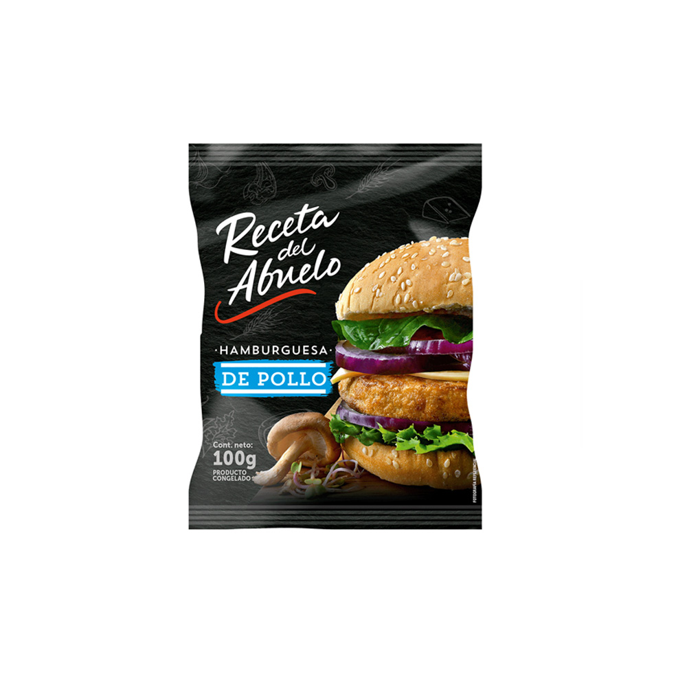 Hamburguesa Pollo Rda 100 Gr