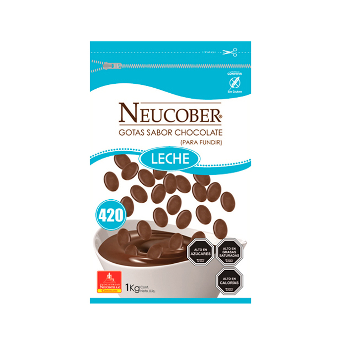Cobertura Neucober Gotas Leche 1 Kilo