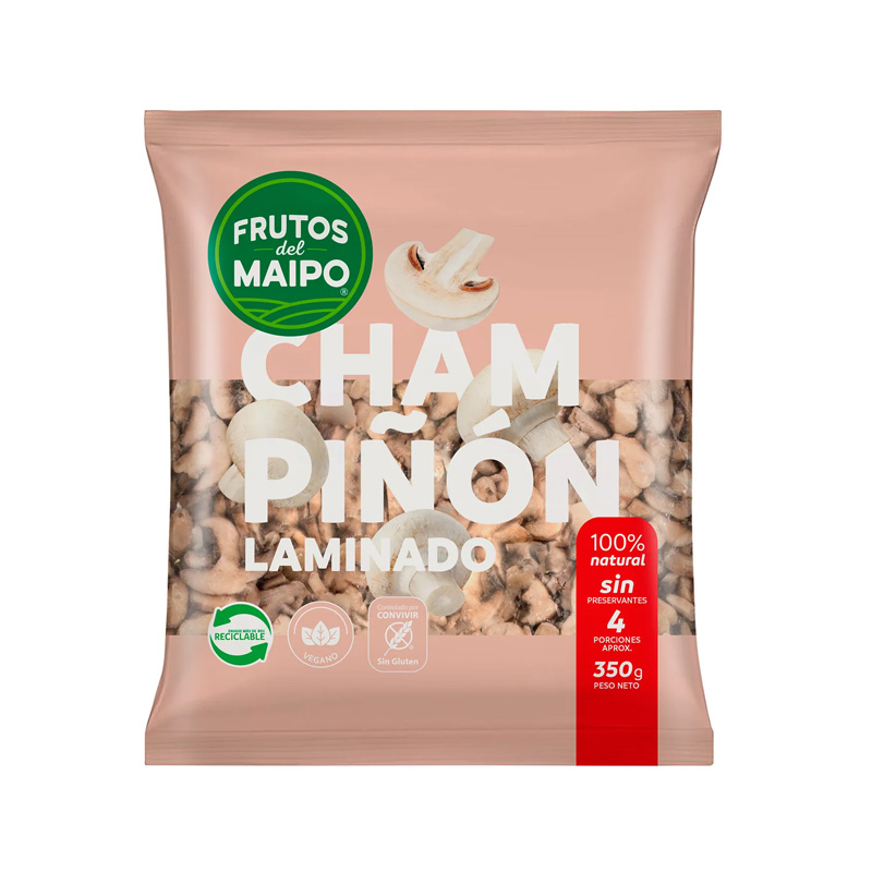 Champiñón Laminado 350 Grs Frutos Del Maipo