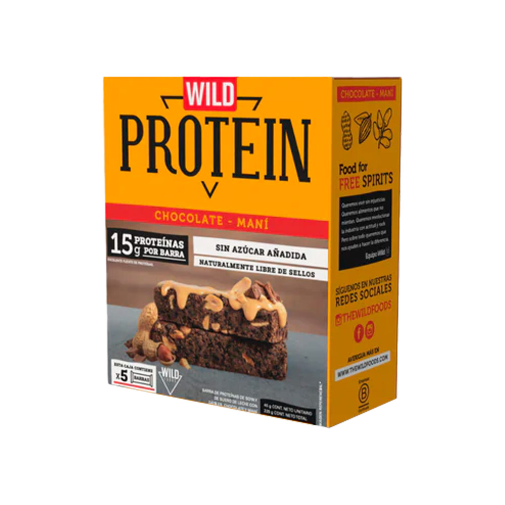 Barra Wild Protein Choc/Maní 5 Un