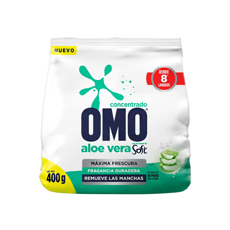 Omo Aloe Vera Bolsa 400 Grs