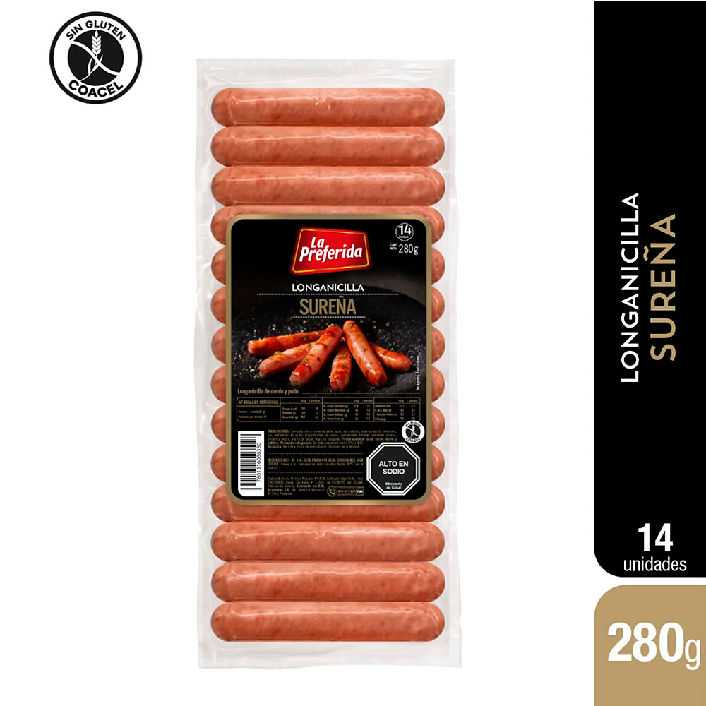 Longanicilla Sureña La Preferida 280 Gr