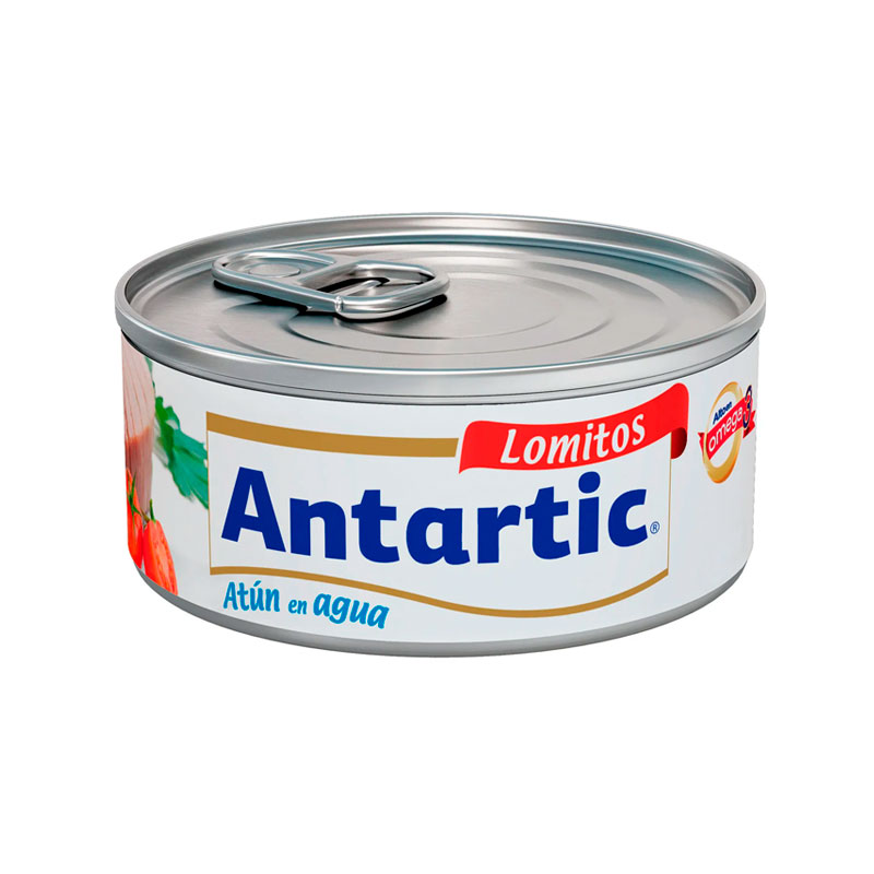 Atún Antartic Lomitos Agua 140 Gr (Dr 91G)