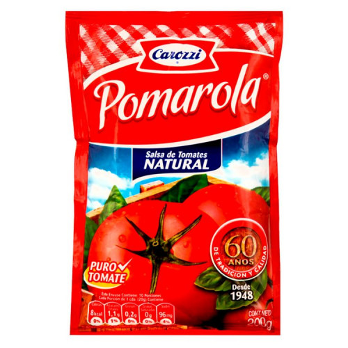 Pomarola Carozzi Natural 200 Grs