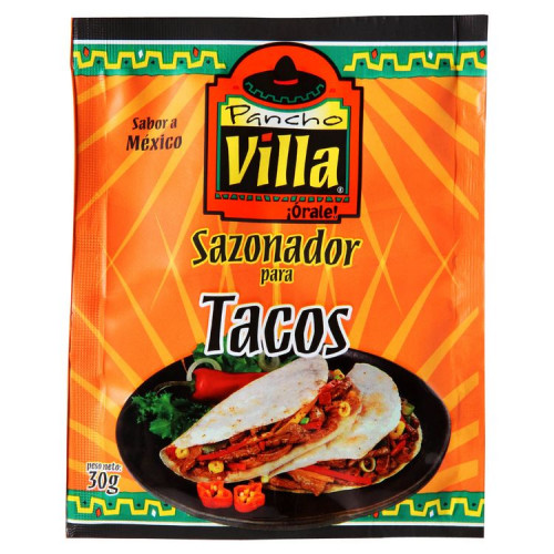 Sazonador P.Villa Tacos 30 Grs