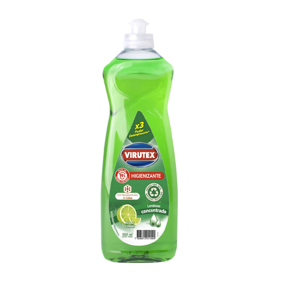 Lavaloza Higienizante Virutex 500 ml