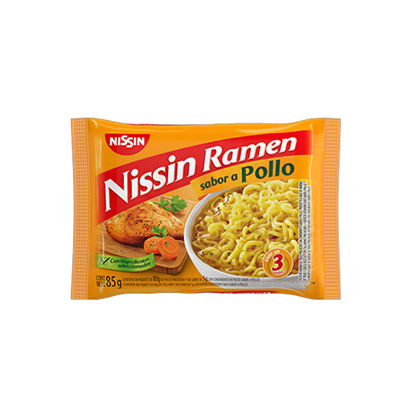 Ramen Nissin Pollo Sachet 65 Grs