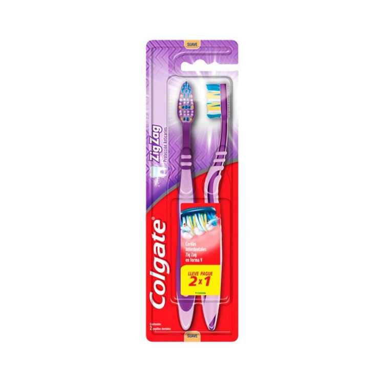 Cepillo Colgate Zig Zag 2X1