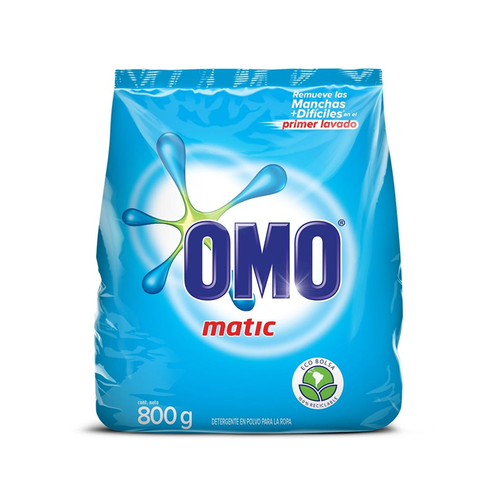 Omo Matic Multi Polvo Bolsa 800 Grs