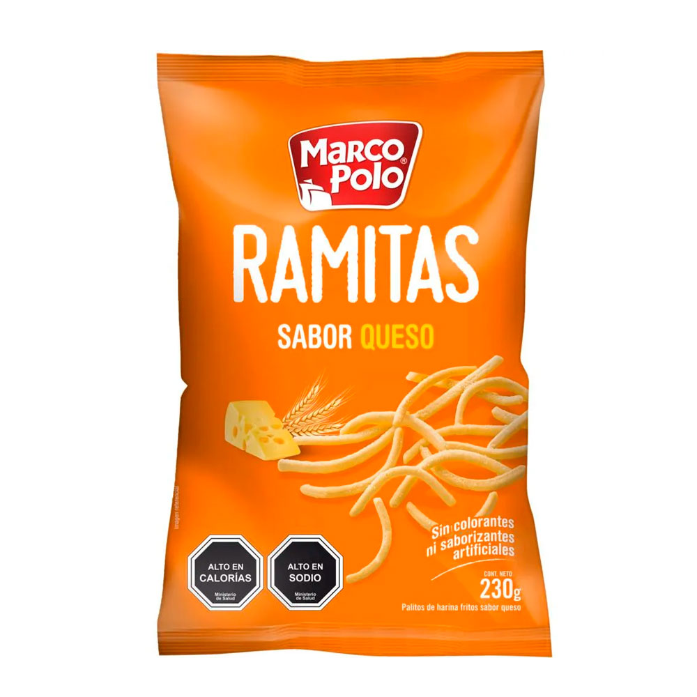 Ramitas Marco Polo Queso 230 Gr