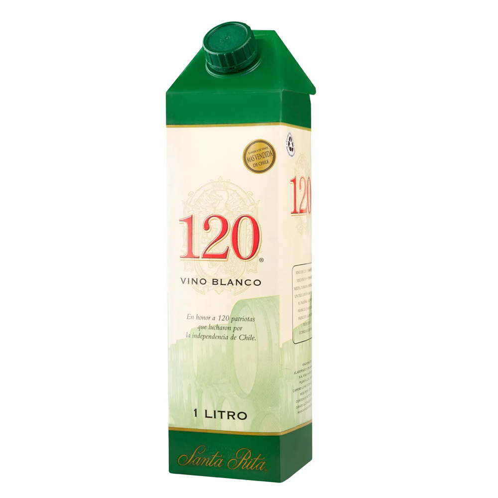 Vino 120 Blanco Tetra 1 Lt