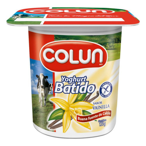 Yoghurt Colun  Vainilla 125 gr