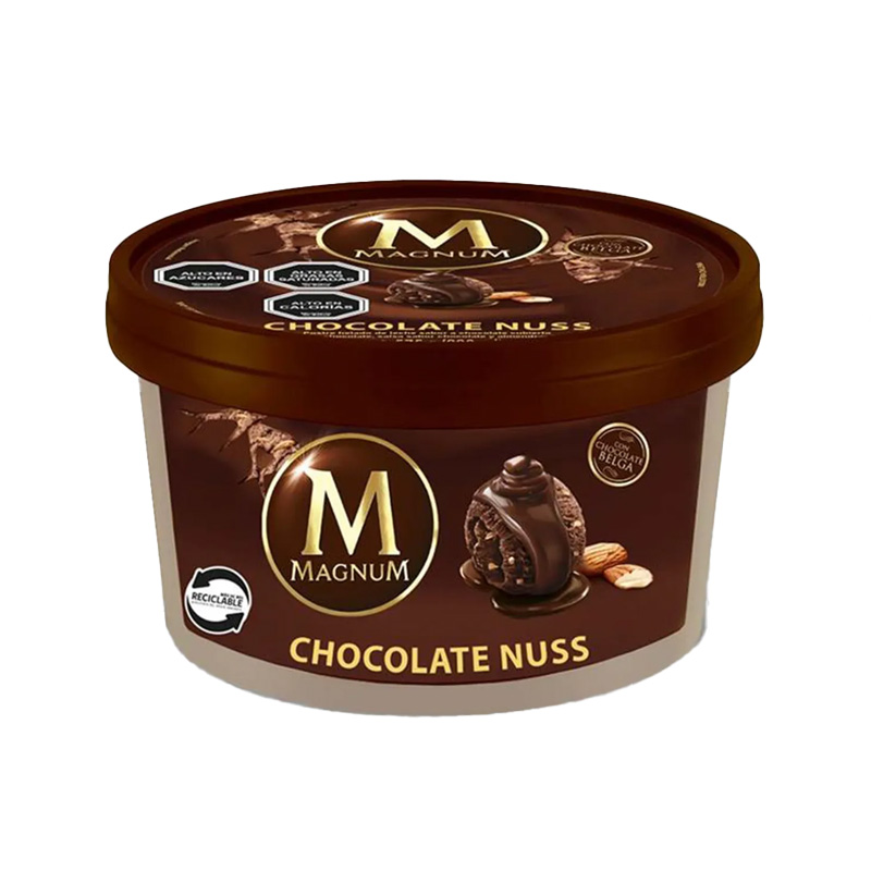 Helado Magnum Postre Chocolate Nuss 900 ml 