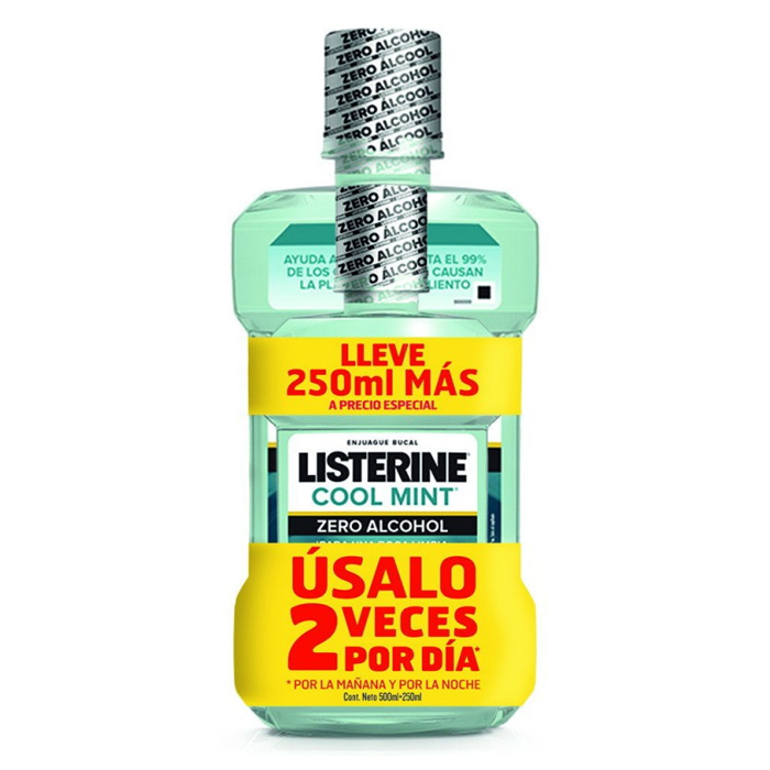 Listerine Zero 500Ml Mas   Listerine Zero 250Ml
