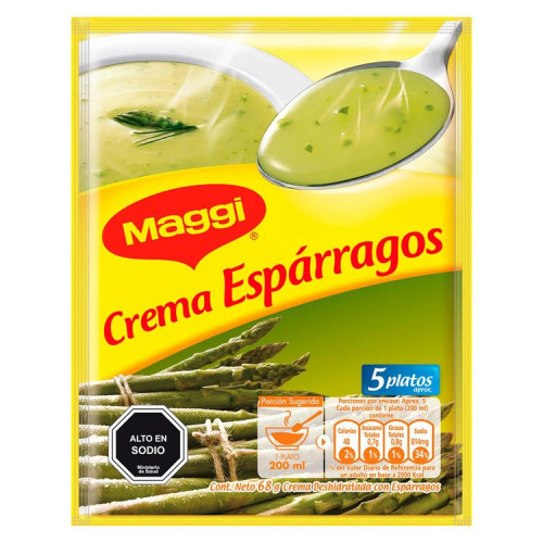 Crema Maggi Esparragos 68 Grs