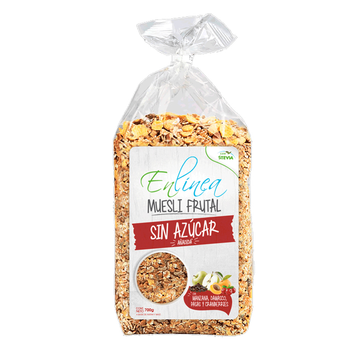 Cereal En Linea Muesli Frutal 700 gr
