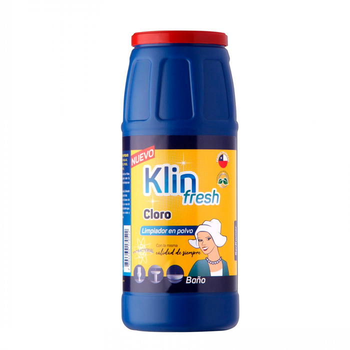 Pulidor Polvo Klin Cloro Tubo 500 Grs