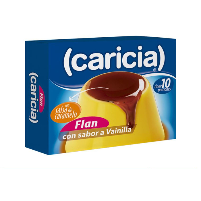 Flan Caricia Vainilla Caramelo 110 Grs