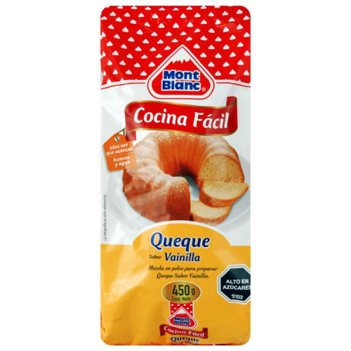 Queque Carozzi Vainilla 450 Grs