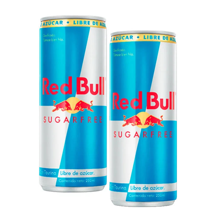 Red Bull sin azúcar 250 cc  (2 unidades)