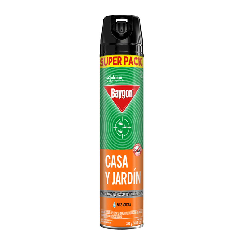 Insecticida Baygon Casa y Jardín 450 ml