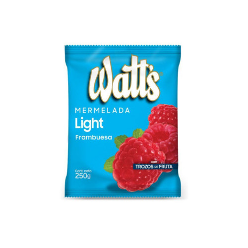 Mermelada Watts Diet Frambuesa 250 Grs
