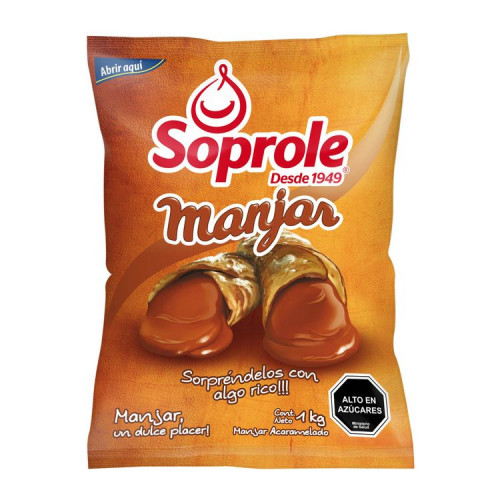 Manjar Soprole Bolsa 1 Kg