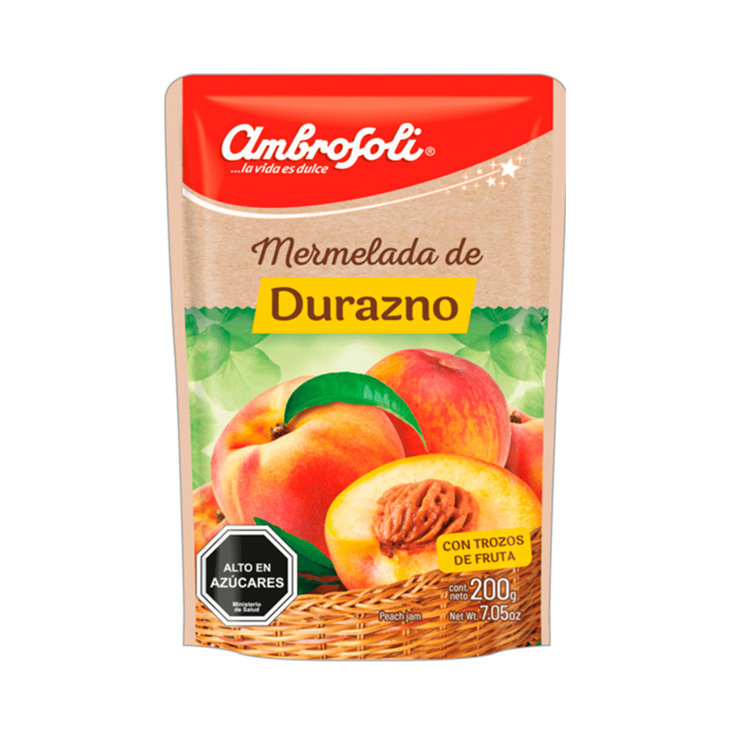 Mermelada Ambrosoli Durazno 200 Grs