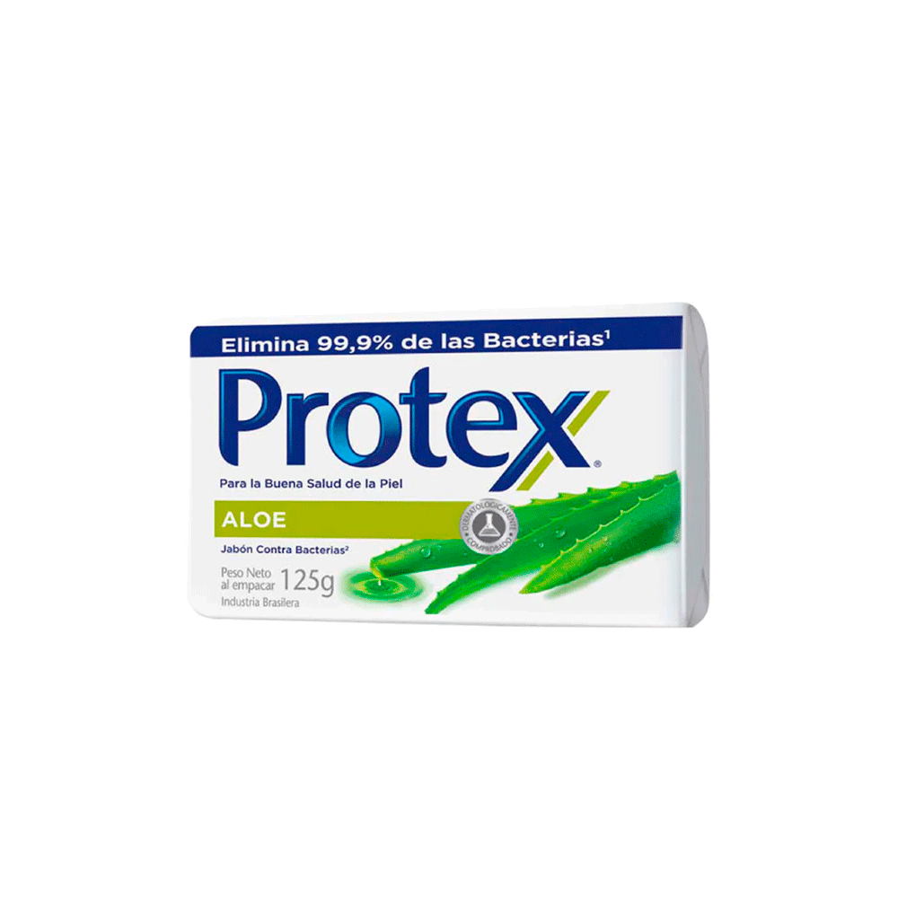 Jabón Barra Protex Aloe 125 Grs