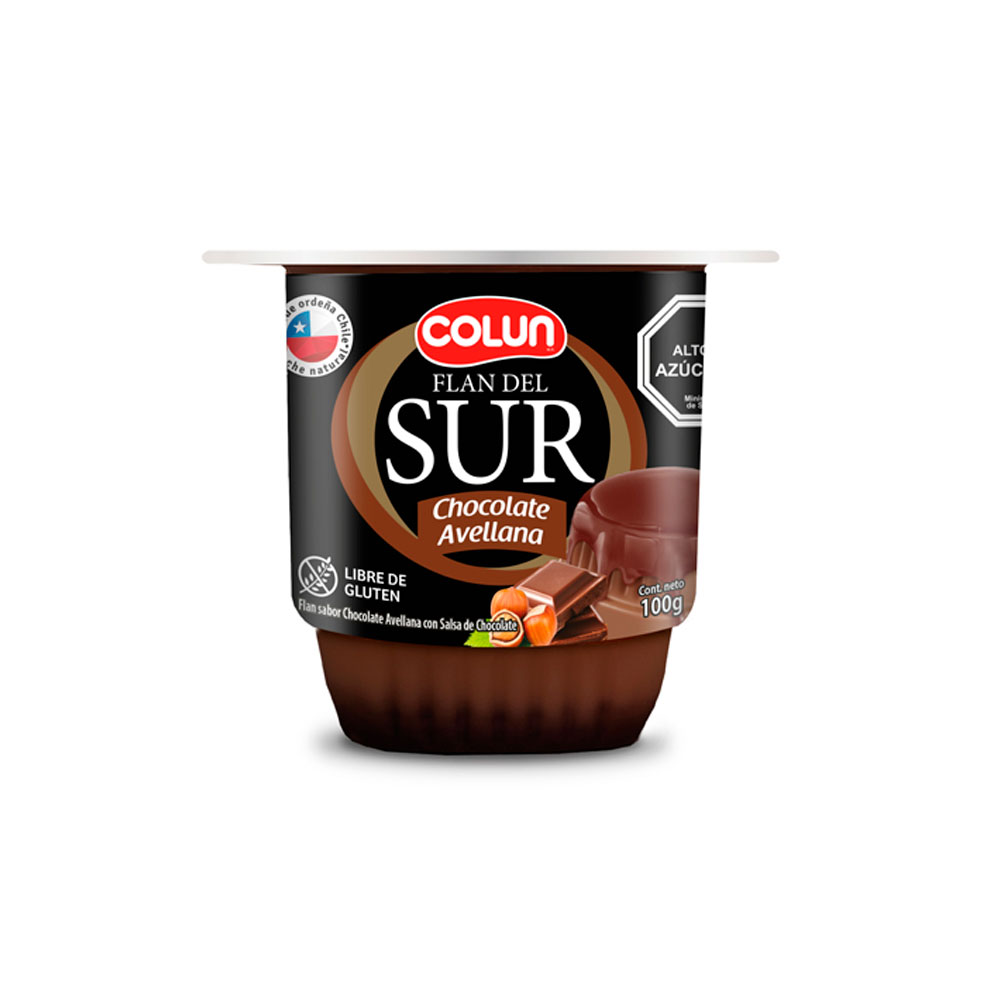 Flan Del Sur Choc Avellana 100 Gr
