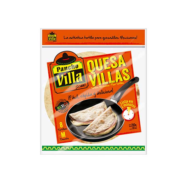 Tortilla Pancho Villa Quesadilla 8 und 200 gr