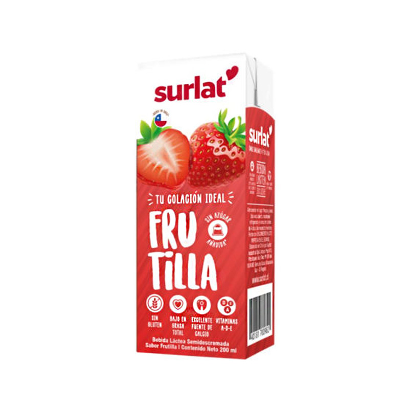 Leche Surlat Frutilla 200 ml 