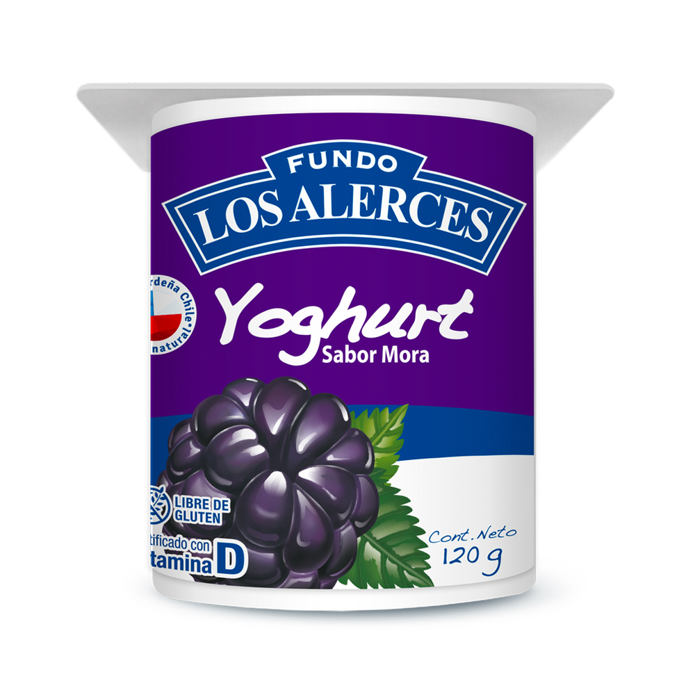Yogurt Los Alerce Mora 120 Gr