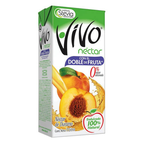 Nectar Vivo Durazno Tetra 1 Lts