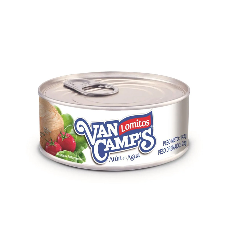 Atún Van Camps Agua 142 Grs  (92 Gr drenado)